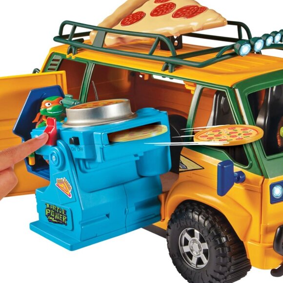 Teenage Mutant Ninja Turtles TMNT Pizza Deliver Van Vehicle Toy Car Mutant Mayhe - Picture 9 of 16
